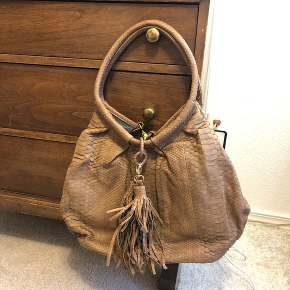 Maisha Python Tote - Picture 2 of 6